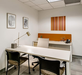 Modern office space for franchise opportunities in Spain, featuring a clean and professional meeting room setup with contemporary decor and functional furniture.